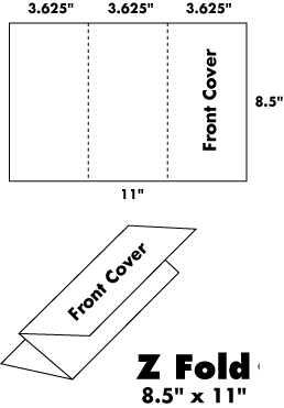 8.5 x 11 Z-Fold